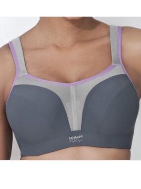 Panache 5021 Gray Sports Bra Underwire